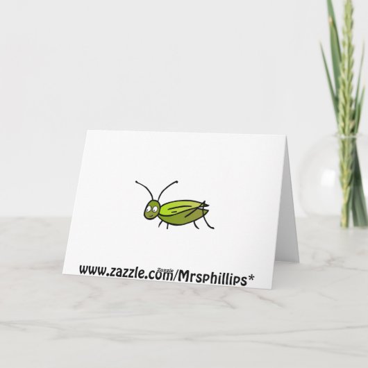 Hop-py Birthday Kaart (Achterkant)