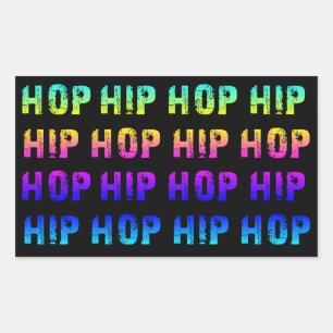 HOP-stickers Rechthoekige Sticker