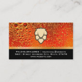 Hop | tarweknop | Amber Ale Beer Visitekaartje (Achterkant)