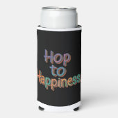 Hop to Happiness Seltzer Blikjeskoeler (Seltzer Voorkant)