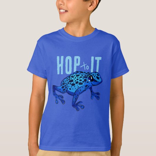 Hop To It Tropical Frog T-shirt (Voorkant)