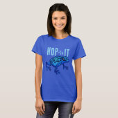 Hop To It - Tropical Frog T-shirt voor dames (Voorkant volledig)