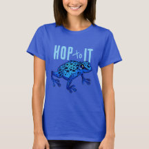 Hop To It - Tropical Frog T-shirt voor dames