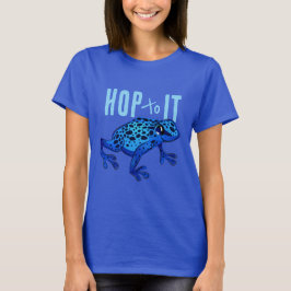 Hop To It - Tropical Frog T-shirt voor dames