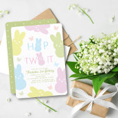 Hop Two It Bunny & Butterfly 2e verjaardag Kaart