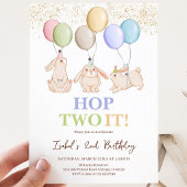 Hop Two It Pasen 2e Verjaardag Kaart