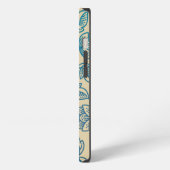 hopbladpatroon iPhone hoesje (Linkerkant)