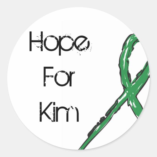 Hope4Kim Circle Stickers (vellen van 20) (Voorkant)