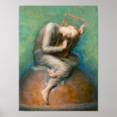 Hope, 1886 by George Frederic Watts Poster (Voorkant)