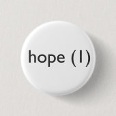 Hope (1), Button (Voorkant)