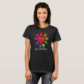 HOPE 22q awareness , diGeorge syndrome ,funny desi T-shirt (Voorkant volledig)
