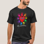HOPE 22q awareness, diGeorge syndrome, grappige de T-shirt (Voorkant)