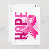 Hope 2 Breast Cancer Briefkaart (Voorkant / Achterkant)