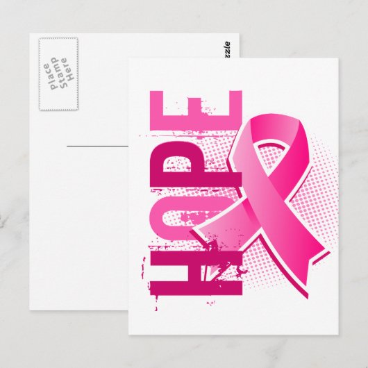 Hope 2 Breast Cancer Briefkaart (Voorkant / Achterkant)