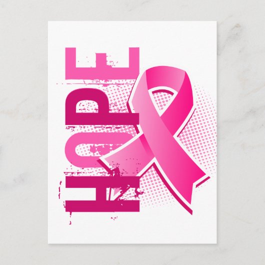 Hope 2 Breast Cancer Briefkaart (Voorkant)