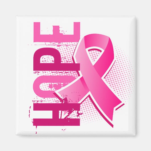 Hope 2 Breast Cancer Magneet (Voorkant)