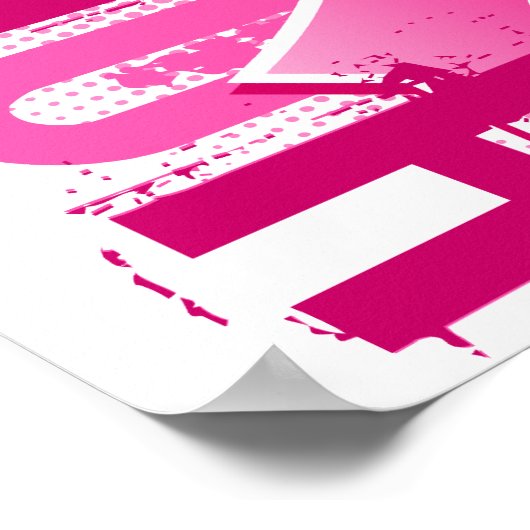 Hope 2 Breast Cancer Poster (Hoek)