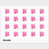 Hope 2 Breast Cancer Ronde Sticker (Vel)