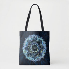 Hope 2 Tie Dye Mandala Tote Bag