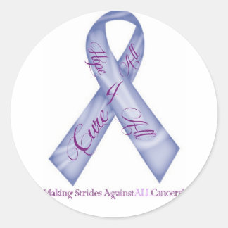 Hope 4 All, Cure 4 Alle fondsenwervingsproducten v Ronde Sticker