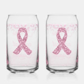 Hope Against Cancer Breast Awareness Blikvorm Glas (Rechts)