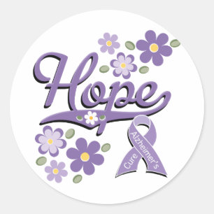 Hope Alzheimer Ronde Sticker