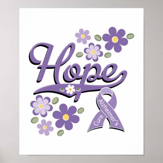 Hope Alzheimer's Poster Print (Voorkant)