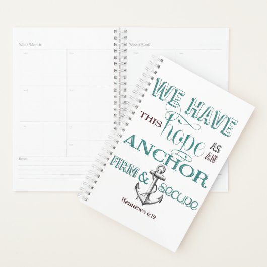 Hope Anchor Weekly Planner (Display)