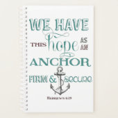 Hope Anchor Wekelijkse Planner (Voorkant)