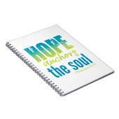 Hope Anchors Soul - Hebrews 6:19 Notitieboek (Rechterzijde)