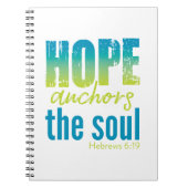 Hope Anchors Soul - Hebrews 6:19 Notitieboek (Voorkant)