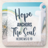 Hope Anchors the Soul Bier Onderzetter (Voorkant)