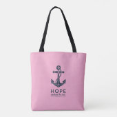 Hope Anchors The Soul Christian Tote Bag (Achterkant)