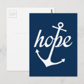 Hope Anchors The Soul (Hebrews 6:19) Briefkaart (Voorkant / Achterkant)