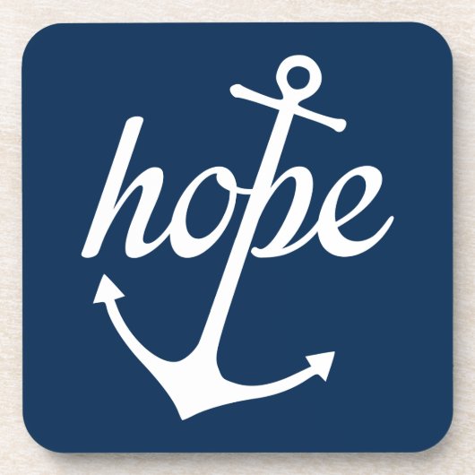 Hope Anchors The Soul (Hebrews 6:19) Drankjes Onderzetter (Voorkant)
