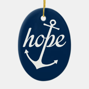 Hope Anchors The Soul (Hebrews 6:19) Keramisch Ornament