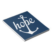 Hope Anchors The Soul (Hebrews 6:19) Notitieblok (Schuin)
