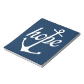 Hope Anchors The Soul (Hebrews 6:19) Notitieblok (Linkerzijde)