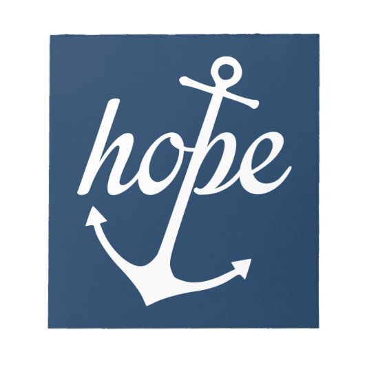 Hope Anchors The Soul (Hebrews 6:19) Notitieblok (Voorkant)