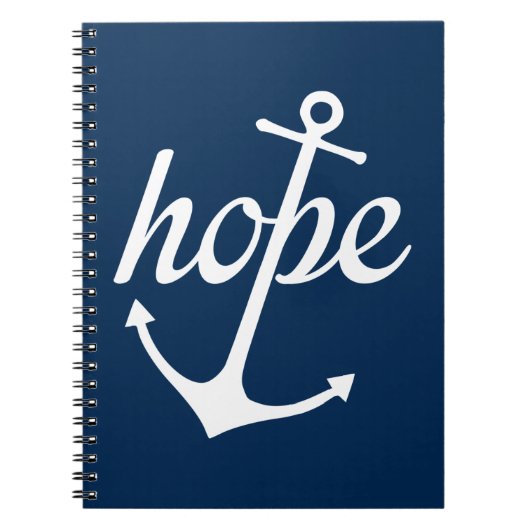 Hope Anchors The Soul (Hebrews 6:19) Notitieboek (Voorkant)