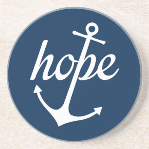 Hope Anchors The Soul (Hebrews 6:19) Zandsteen Onderzetter