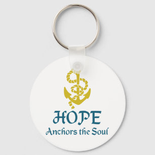 Hope Anchors the Soul Sleutelhanger