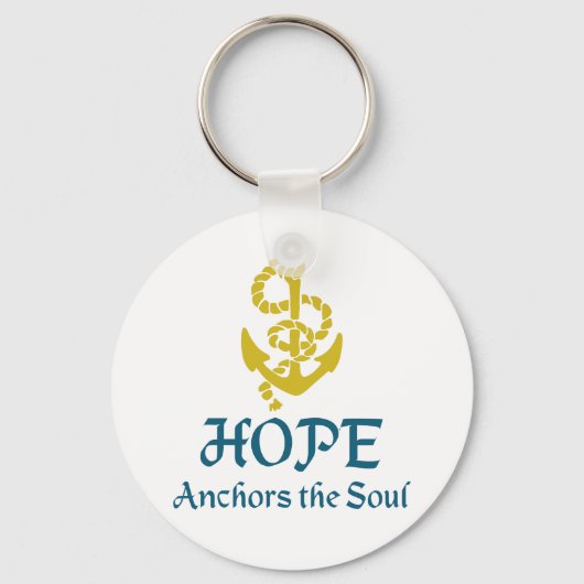 Hope Anchors the Soul Sleutelhanger (Voorkant)