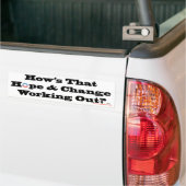 Hope and Change Bumpersticker (Op Truck)