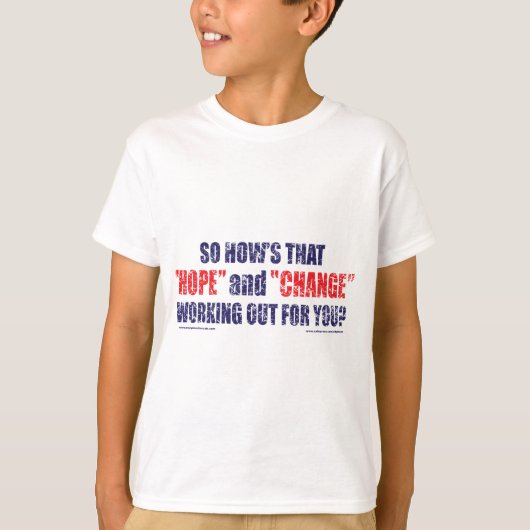 HOPE-and-Change-DST-T-SHIRT T-shirt (Voorkant)