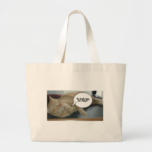 Hope and Change Oranje Tabby Cat Grote Tote Bag