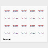 HOPE-AND-CHANGE-was-a-lie.2 Ronde Sticker (Vel)