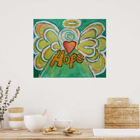 Hope Angel Art Poster Print (Keuken)