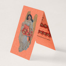 Hope Angel Buitengewoon Oranje sneeuw Kaart