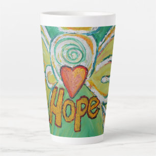 Hope Angel Word Art Custom Latte Mok Cup